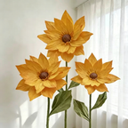 Flowerva Sunflower Golden Aura Premium Decor