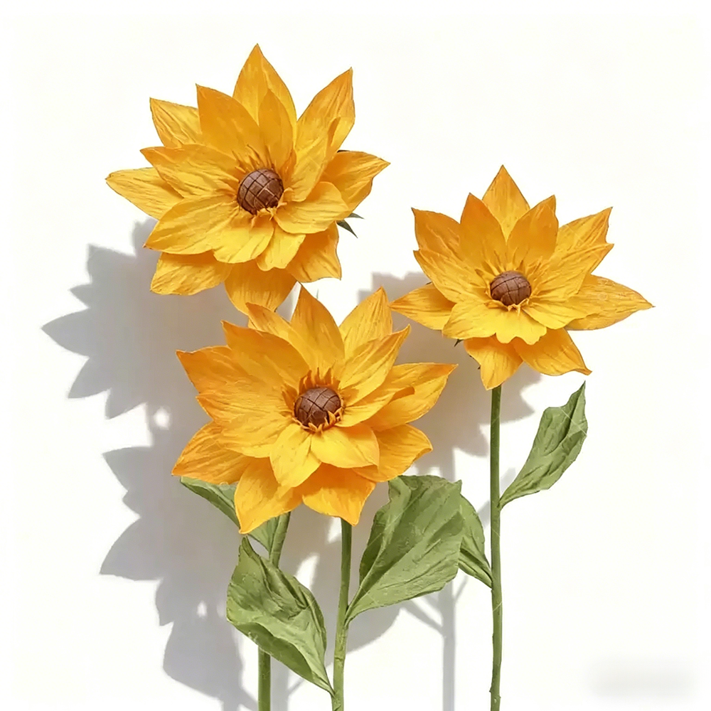 Flowerva Sunflower Golden Aura Premium Decor