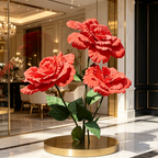 Flowerva Peony Sheer Opulence Premium Decor