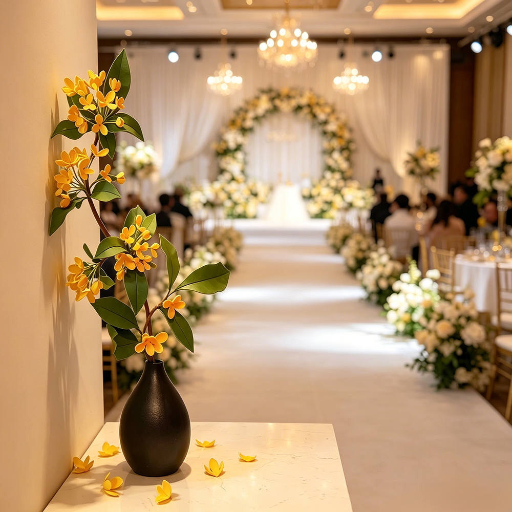 Flowerva Osmanthus Serene Aura Premium Decor
