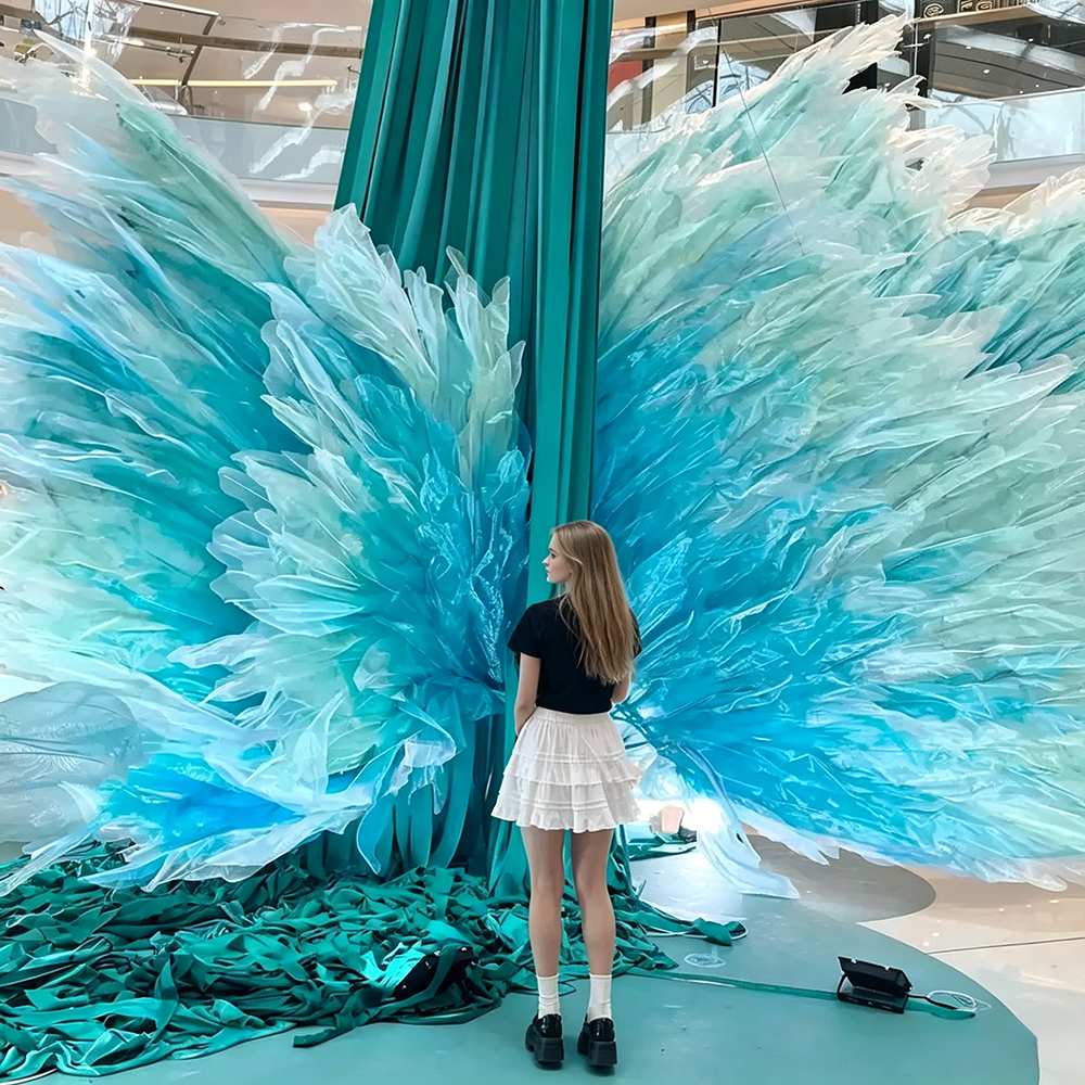 Flowerva Wing Nebula Drift Art Accent