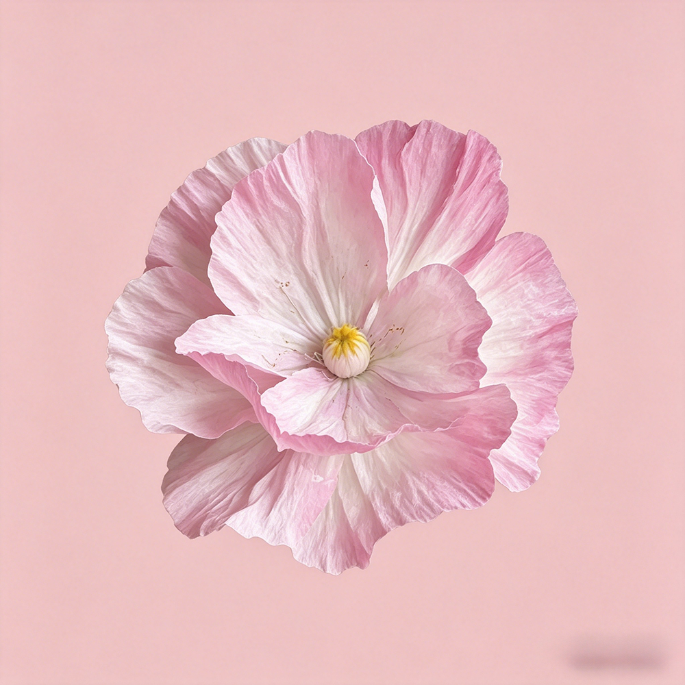 Flowerva Luxe Couture Ruffled Poppy Art Installation