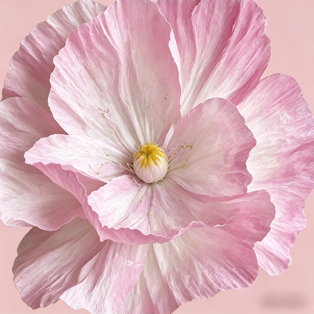 Flowerva Luxe Couture Ruffled Poppy Art Installation
