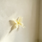 Flowerva Delicate Yellow Drift Art Accent