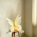 Flowerva Delicate Yellow Drift Art Accent
