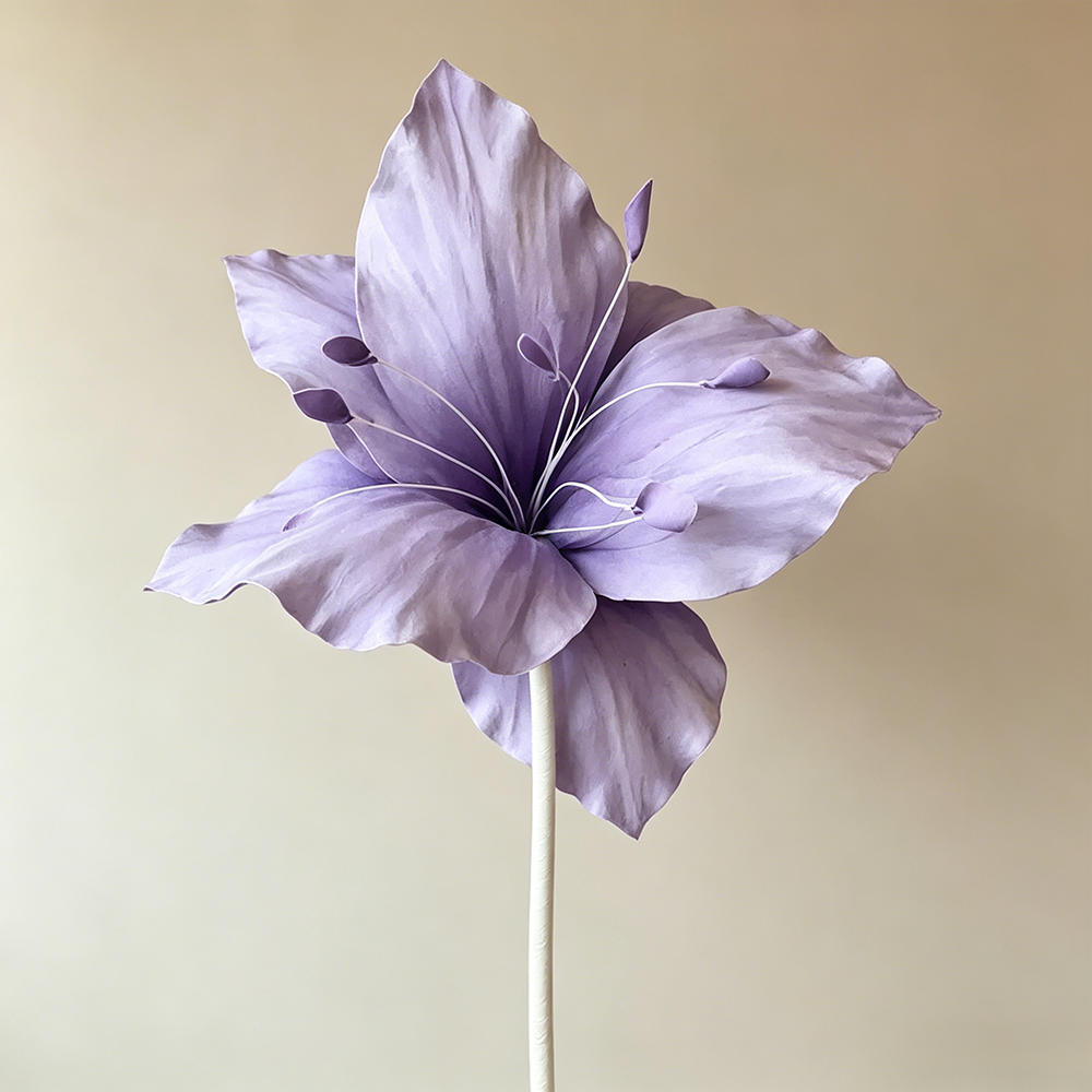 Flowerva Lilac Lily Artisan Premium Decor
