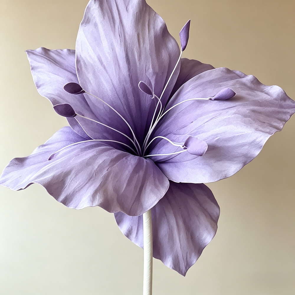 Flowerva Lilac Lily Artisan Premium Decor