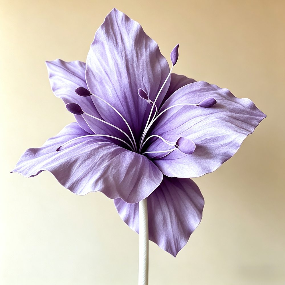 Flowerva Lilac Lily Artisan Premium Decor