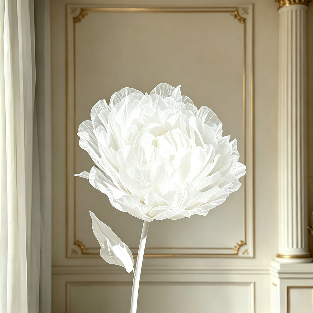 Flowerva White Peony Ambrosia Palette Premium Decor