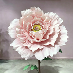 Flowerva Champagne Peony Opulence Chroma Sculptural Premium Decor