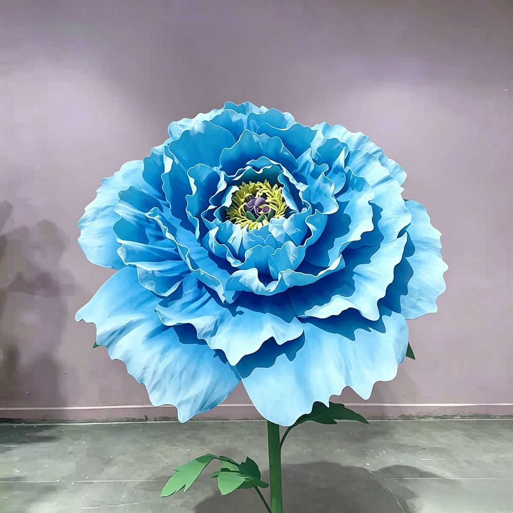 Flowerva Peony Opulence Chroma Sculptural Premium Decor