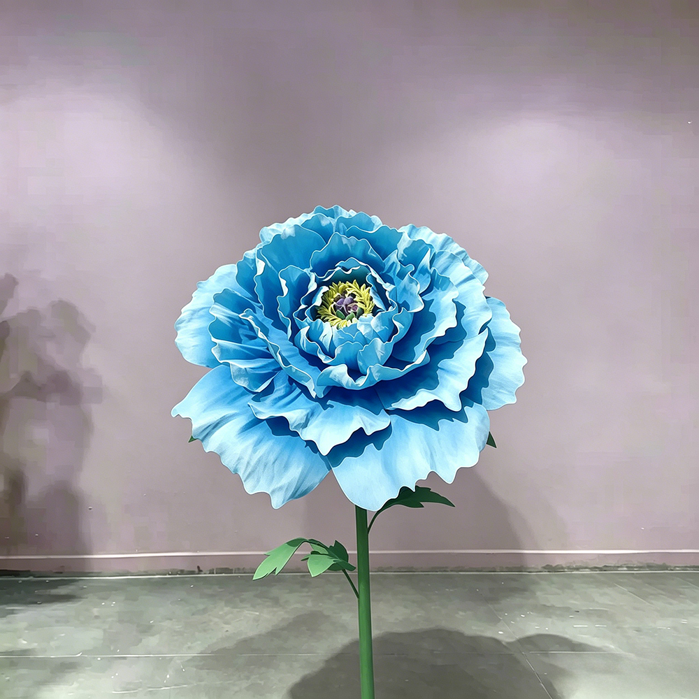 Flowerva Peony Opulence Chroma Sculptural Premium Decor