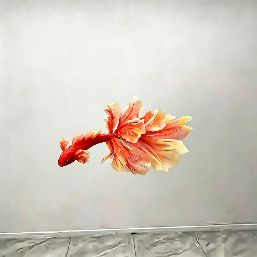 Flowerva Betta Aetherial Swim Premium Decor