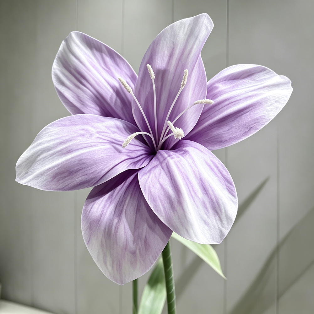 Flowerva Ethereal Purple Lily Premium Flower