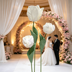 Flowerva Sculptured Tulip Form Premium Decor