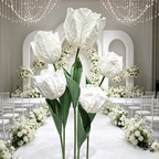Flowerva Sculptured Tulip Form Premium Decor