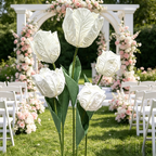 Flowerva Sculptured Tulip Form Premium Decor