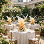 Flowerva Amber Veil Table Flower Wedding Decoration 3.0 Upgraded Version