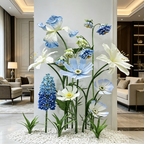 Flowerva Blue Meadow Cadence Premium Decor