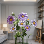 Flowerva Lavender Daisy Premium Decor