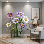 Flowerva Lavender Daisy Premium Decor