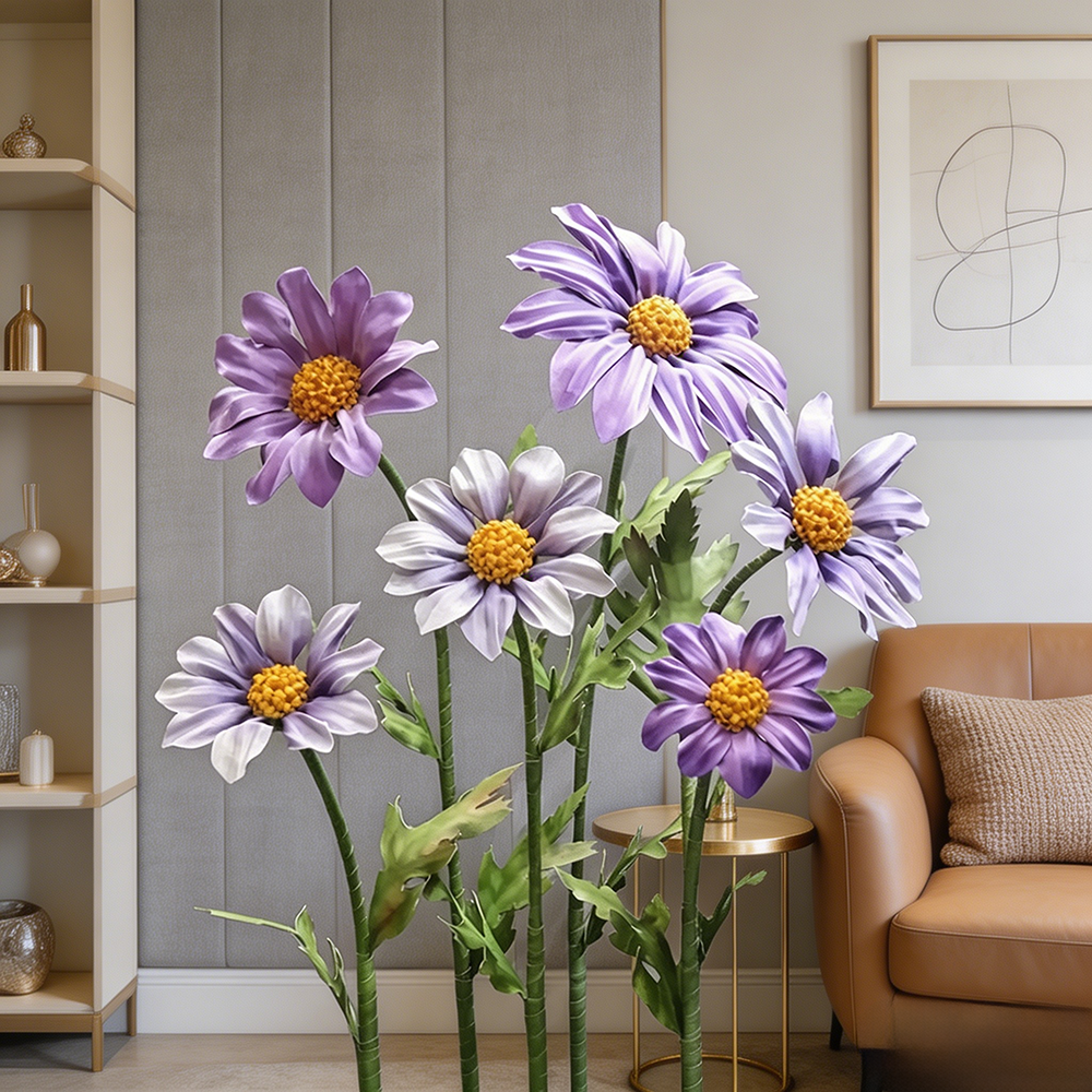 Flowerva Lavender Daisy Premium Decor