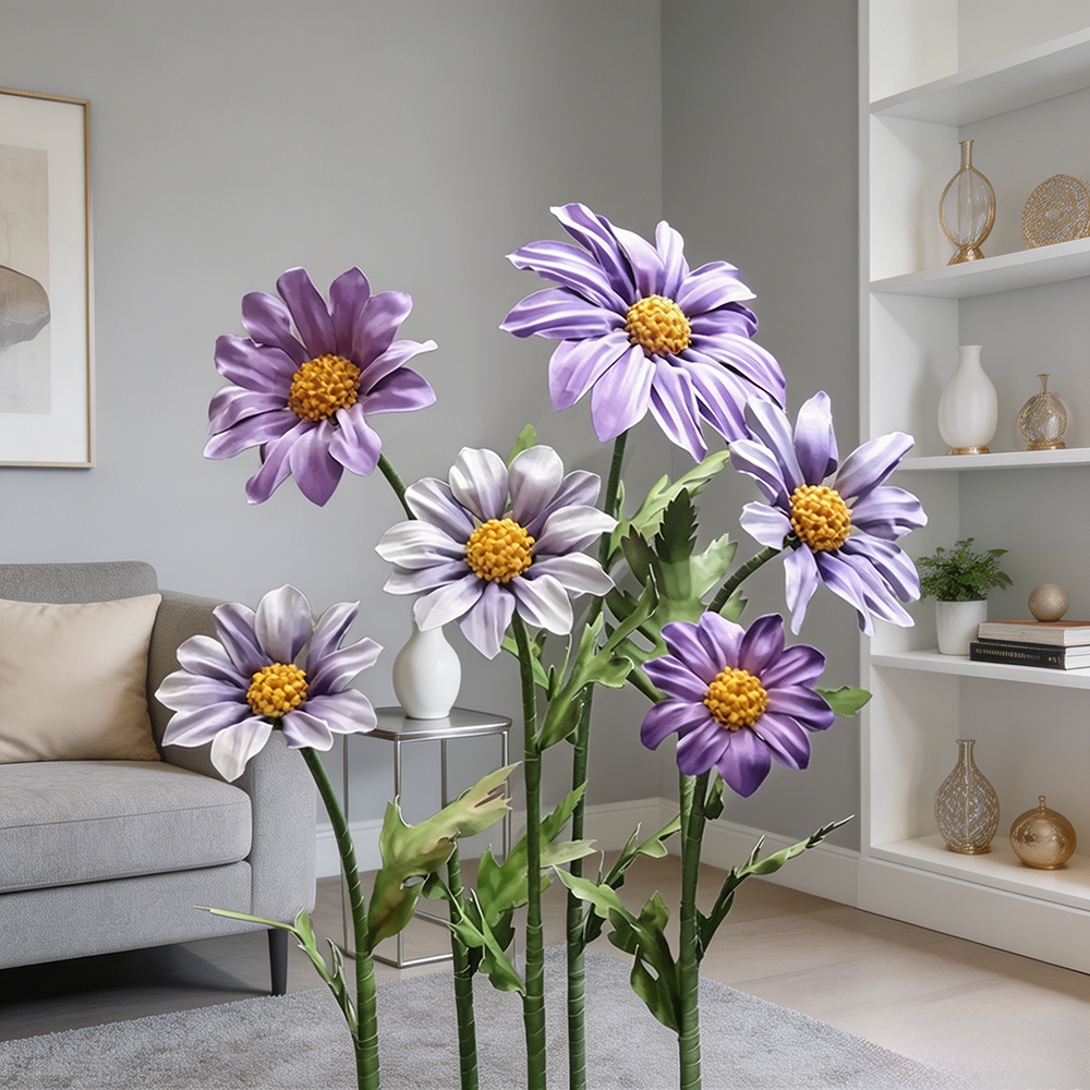 Flowerva Lavender Daisy Premium Decor