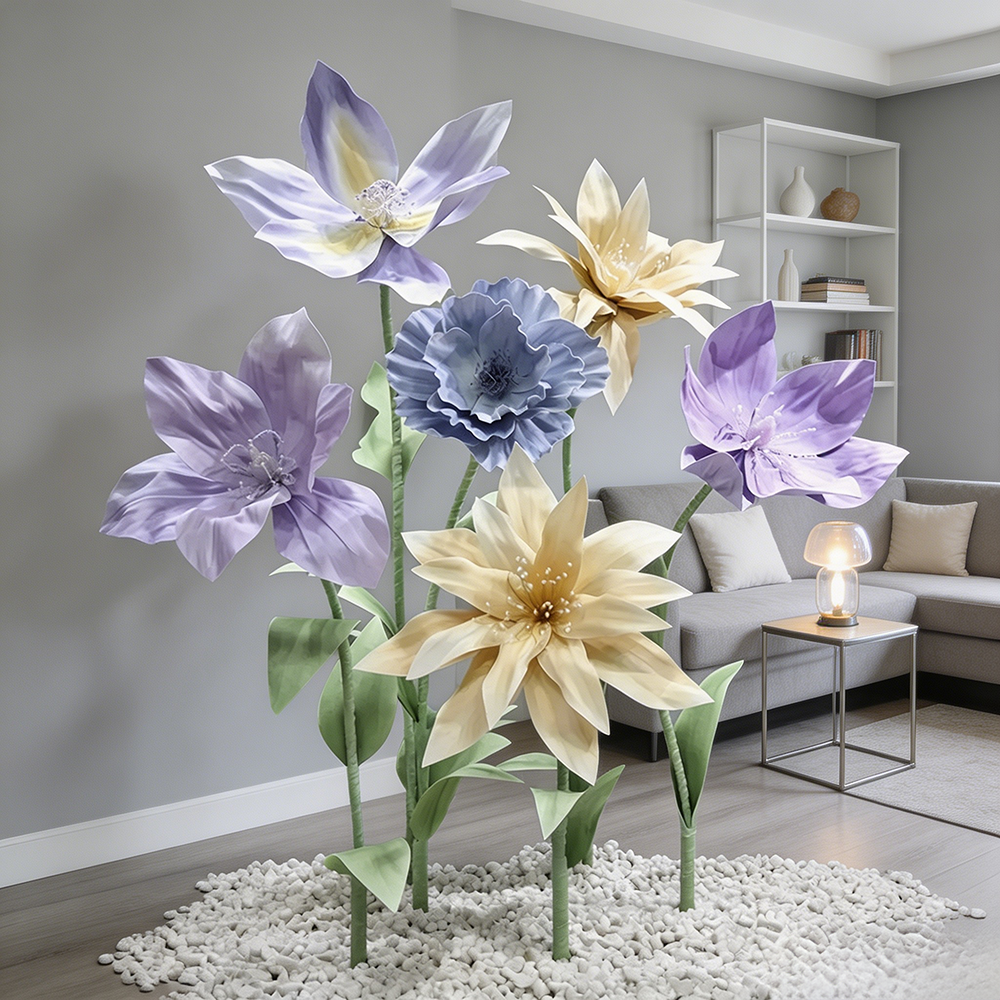 Flowerva Poised Floral Rhythm Premium Decor