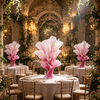Flowerva Aura Pleat Sculpture Collection Table Flower