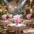Flowerva Cardamom Purple Aura Pleat Table Flower