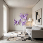 Acento artístico de mariposa etérea Flowerva