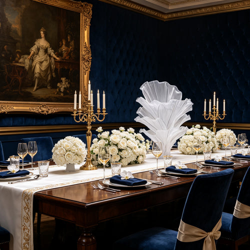 Flowerva Airy White Veil Eternal Table Flower