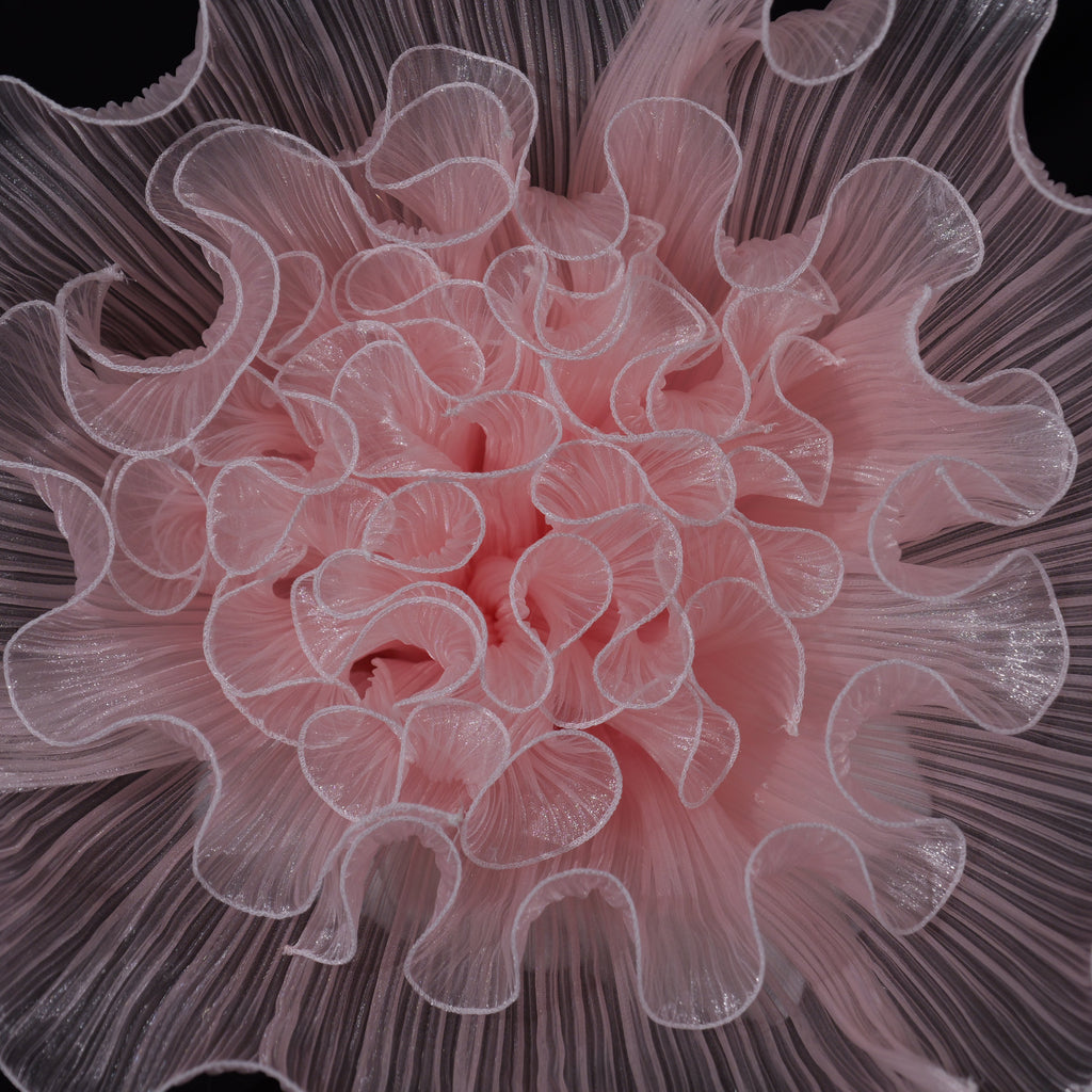 Flowerva Sheer Ruffled Tulle Premium Flower