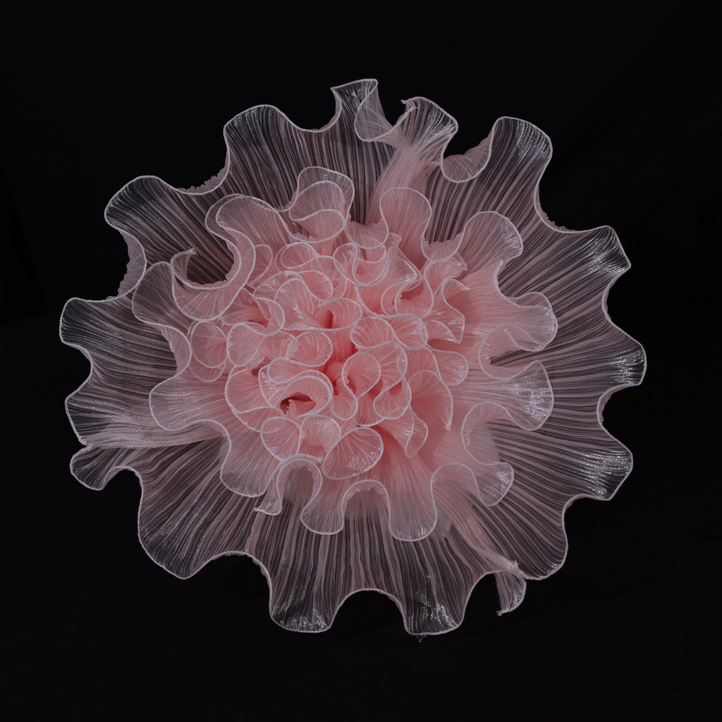 Flowerva Sheer Ruffled Tulle Premium Flower