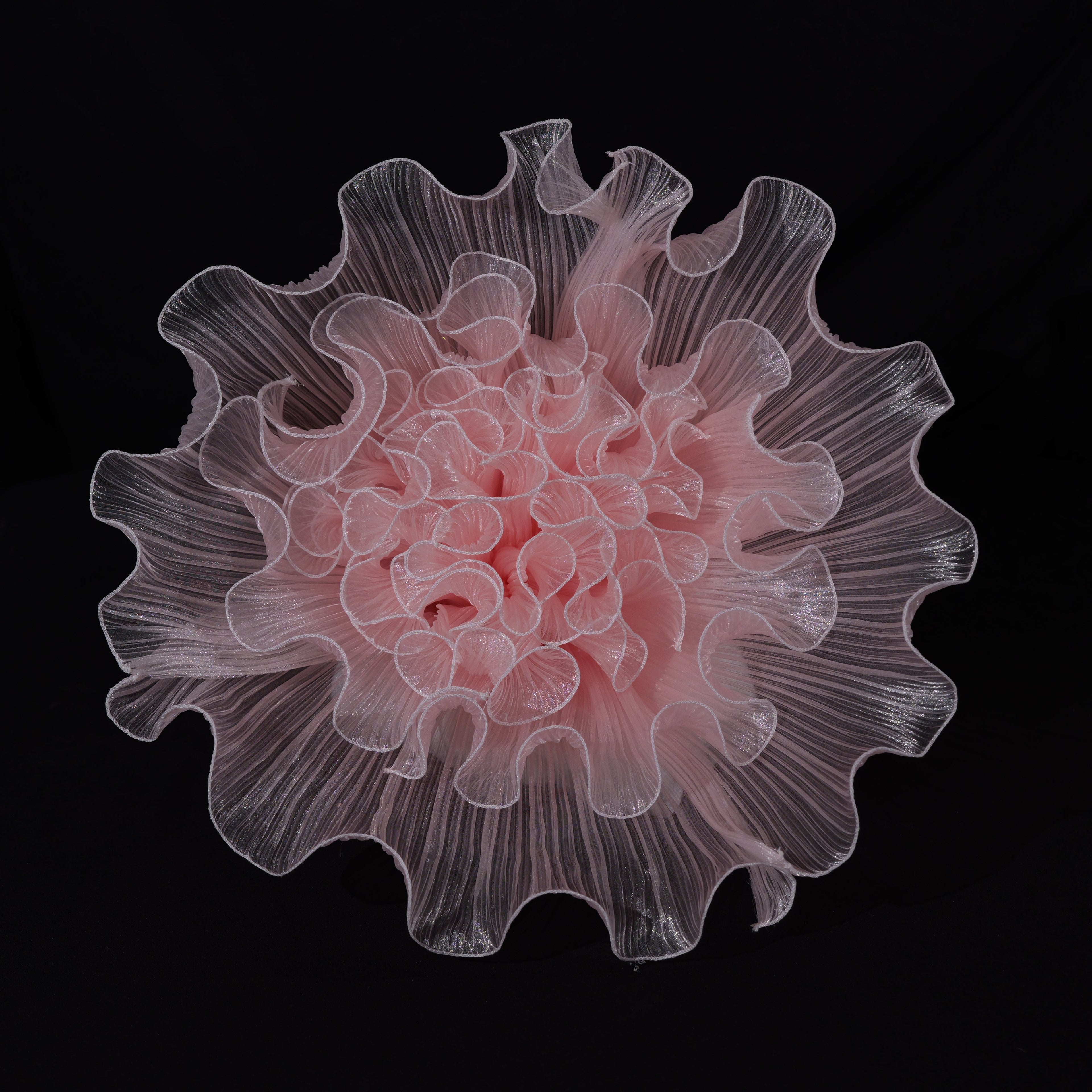 Flowerva Sheer Ruffled Tulle Premium Flower