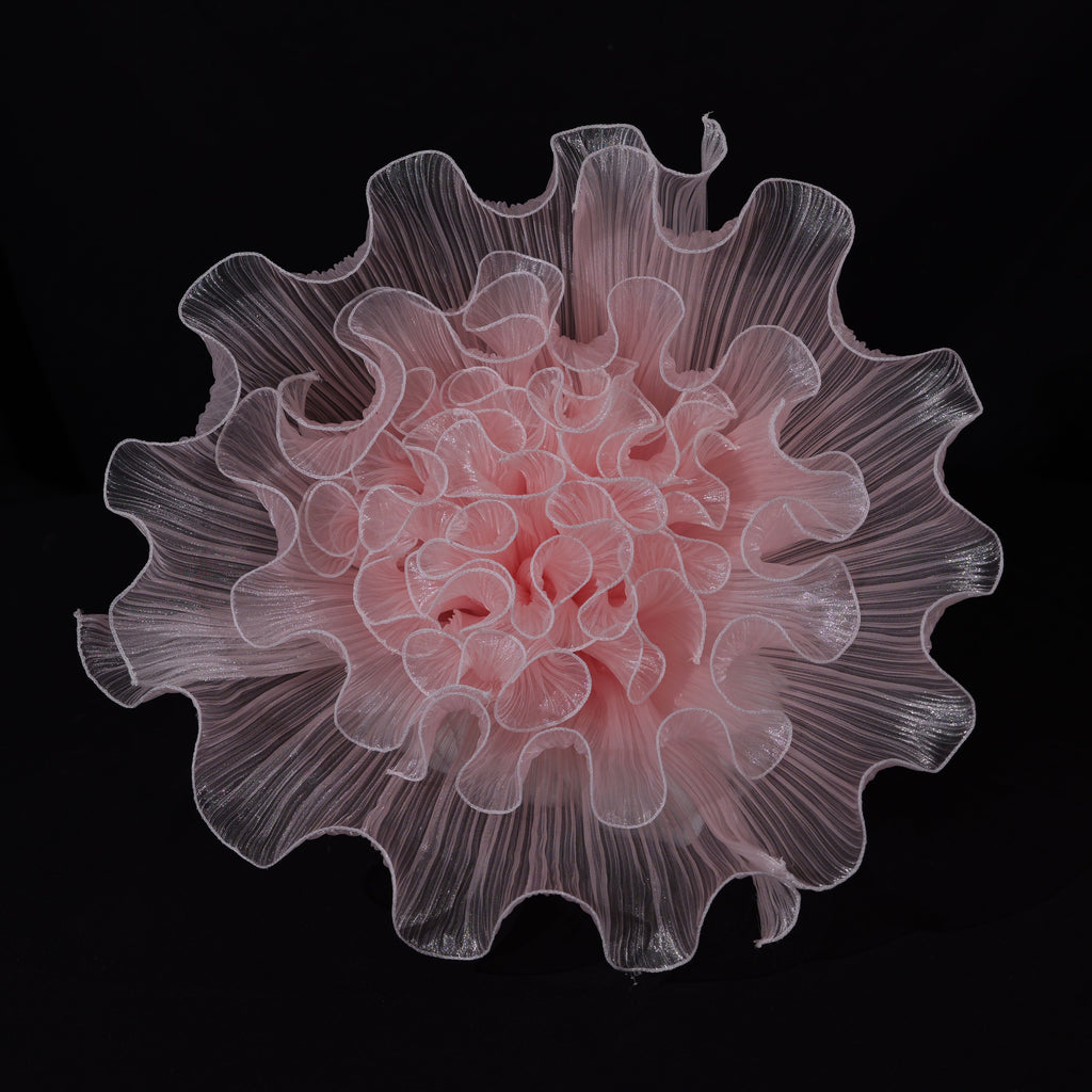 Flowerva Sheer Ruffled Tulle Premium Flower
