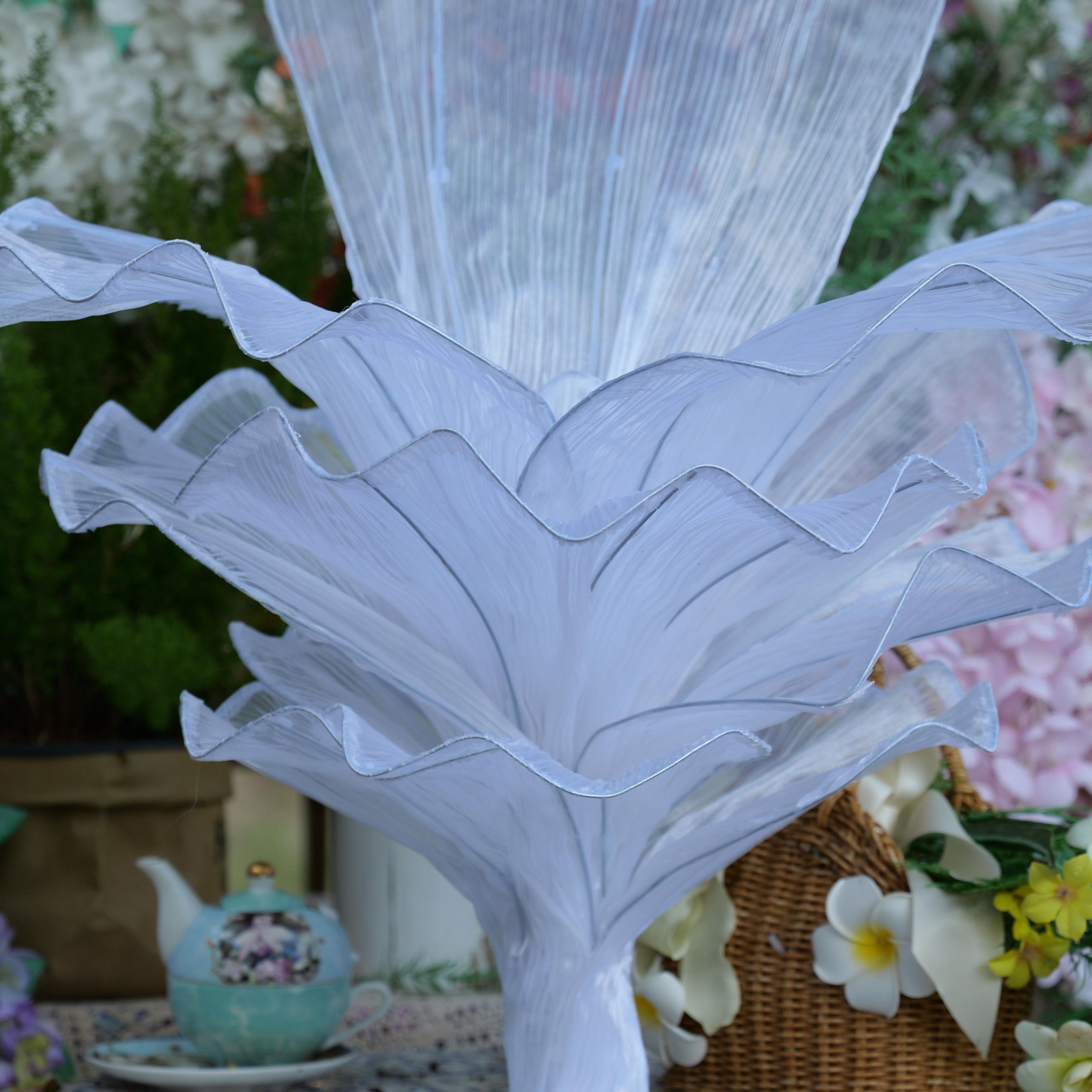 Flowerva Airy White Veil Eternal Table Flower