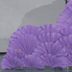Flowerva Giant Crystal Purple Petal Wave Wedding Party Decoration