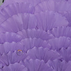 Flowerva Giant Crystal Purple Petal Wave Wedding Party Decoration