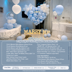 Flowerva Proposal & Confession & Birthday Scene Decoration Balloon Set