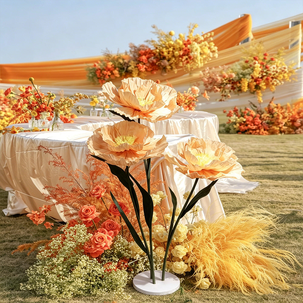 Flowerva Quiet Presence Champagne Glow Premium Flower