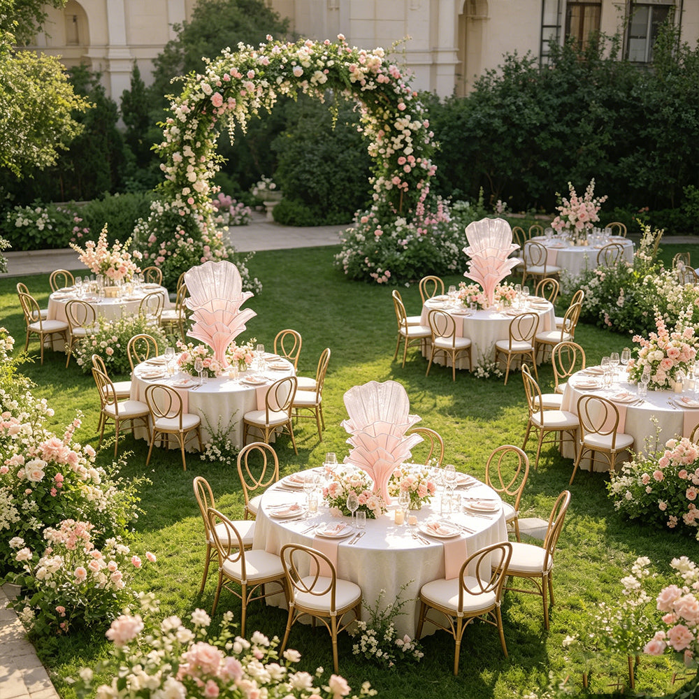 Flowerva Airy Light Pink Veil Eternal Table Flower