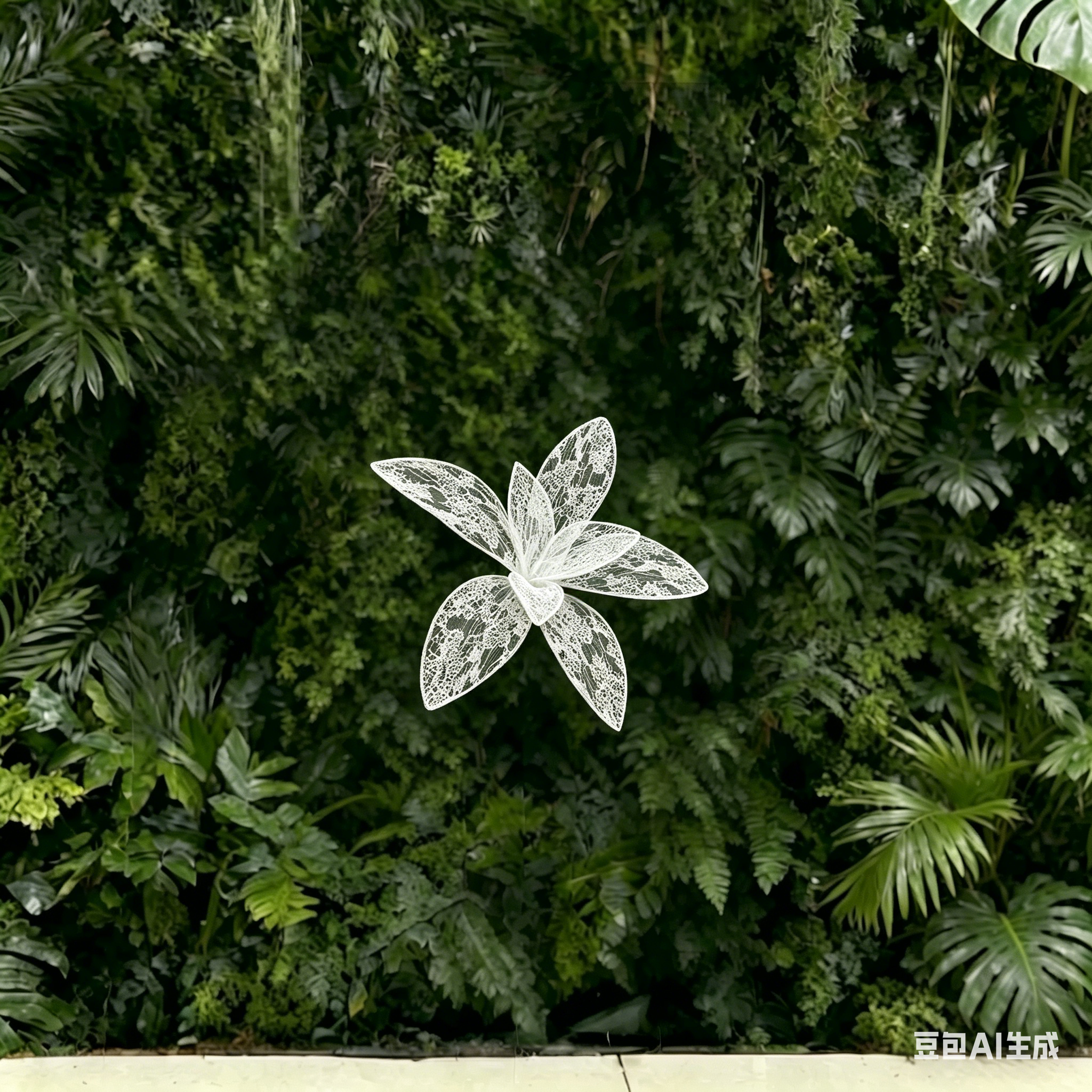 Flowerva Lacework Floral Silhouette Premium Decor