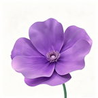 Flowerva Violet Lily Contour Premium Decor