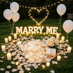 Flowerva  Proposal Scene Decor & Wedding Confetti —Champagne