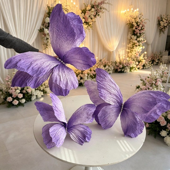 Flowerva Extra-Large Handmade Paper Butterfly for Weddings