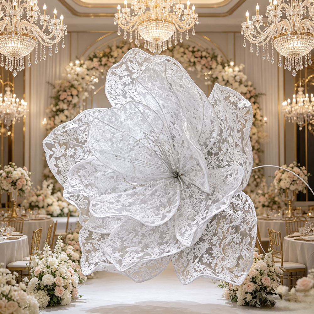 Flowerva Lace Silhouette Floral Art Installation