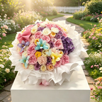 Flowerva Garden Mosaic Bloom Bucket Premium Decor
