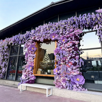 Flowerva Violet Lily Contour Premium Decor