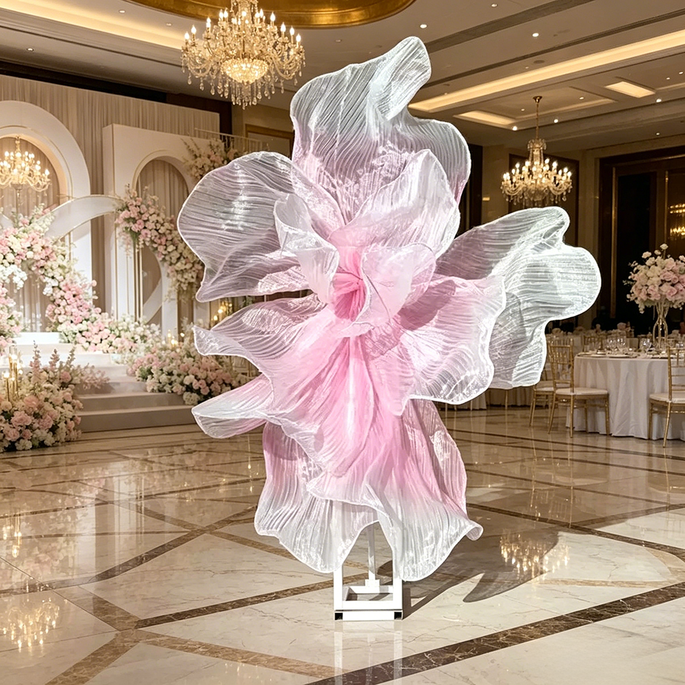 Flowerva Gradient Veil Form Art Installation (Without Base)